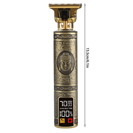 HIENA T9 hair clipper Professional barber Hair cutting Electric trimmer led display strong Power Dragon buddha hair Clippers