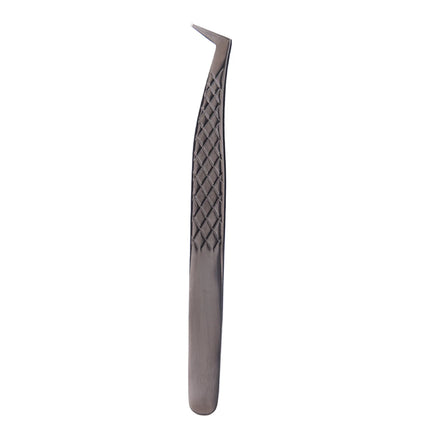 1pc/2/4/6pcs 3.0 Black Lash Tweezers for Eyelash Extensions Diamond Grip 90 Degree Tip Volume Lash Extension Tweezers