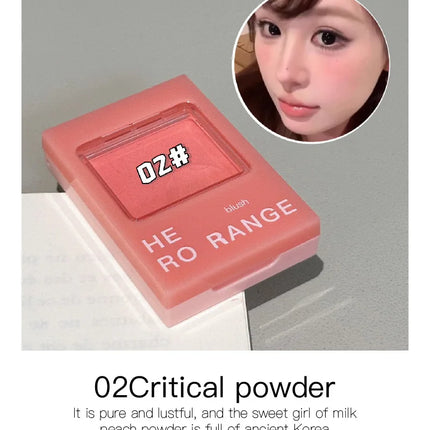 Sweet Orange Blusher Makeup Blush Mashed Potato Latte Nude Cheek Color Face Contour Brighten Lasting Rich Color Rouge Cosmetics