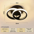 Black-Round / LED 3 Color