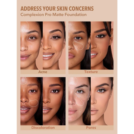Full Coverage Liquid Foundation – Matte/Dewy Squeeze Tube, Waterproof Long-Lasting Concealer Base for Xmas & Winter