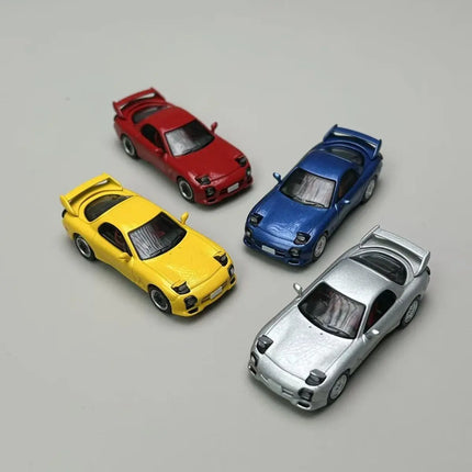 1/64 Volkswagen Golf AE86 Mazda RX-7 Honda Jazz Diecast Toy Car Vehicle Miniature Free Wheels Collection Gift For Children Boy