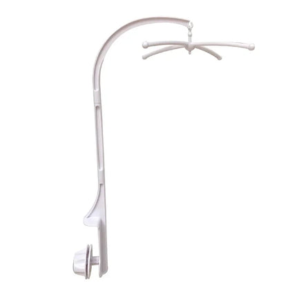 White Baby Crib Mobile Bed Bell Toys Holder Infant Toy Arm Bracket Wind-up Music Box Baby Toys Carousel Rattles Bracket Set Bébé