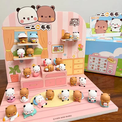 Genuine Yier And Bubu Daily Life Series Blind Box Kawaii Bubu Dudu Figure Desk Decor Ornament Surprise Box Birthday Gift