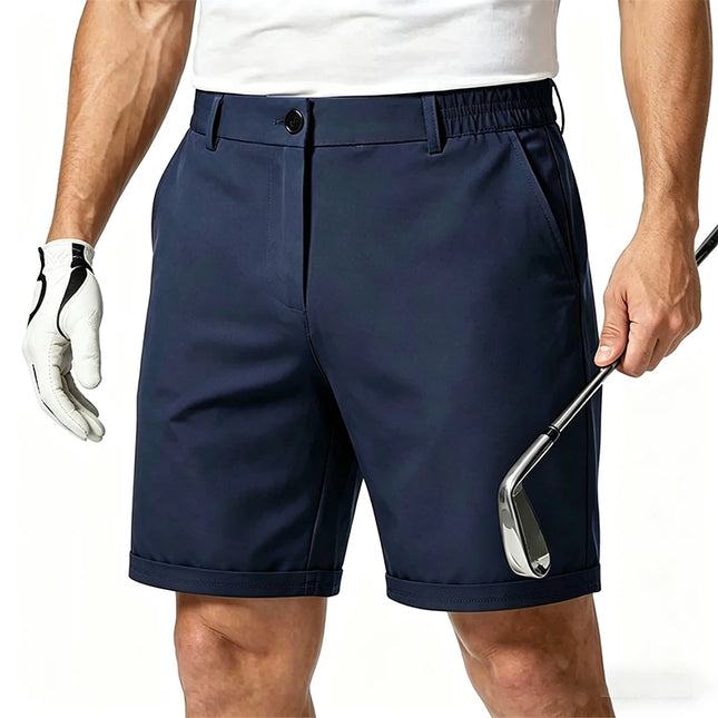 Men 100% Cotton Shorts Summer Business Homme Shorts Casual Fashion High Quality Male Shorts Social Office Short Pants Men