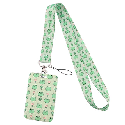 New Sakura Cherry Blossoms Flower lanyard card ID Badge Holder Keychain Pass Gym Mobile Kids Key Holder Key Rings Gift