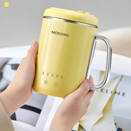 Smart Electric Milk Frother and Warmer, Multi-Function Breakfast Cup for Office Porridge, Small Heating and Simmering Pot