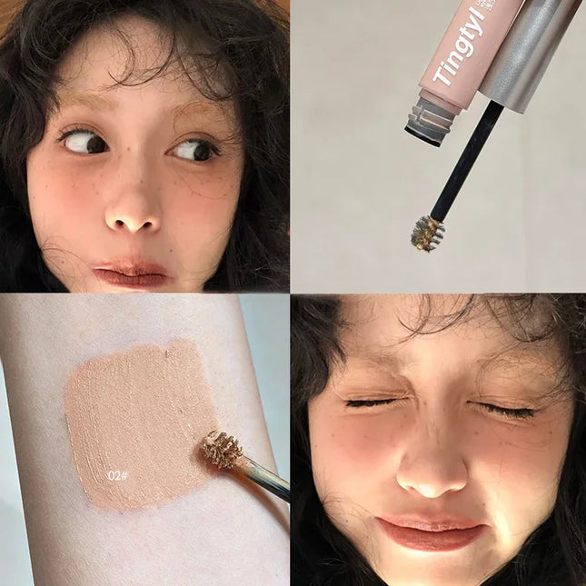 Mist Almond Natural Eyebrow Enhancer Dye Gel Tint Mascara Waterproof Lasting Quick Dry Dyeing Brow Tattoo Tinted Cream Makeup
