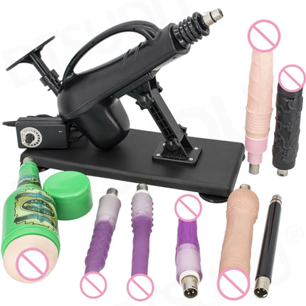 A2 Sex Machine for Women Automatic Men, Masturbation Machine With 3XLR Dildos Attachments Telescopic Sex Toys
