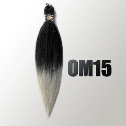 EZ Pre-Stretched Braiding Hair Flame Retardant Synthetic Hair for Women Easy Braids Hair Extensions for Box Braids Twist Crochet