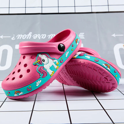 Cute New Animal Baby Boys Slippers Summer Kids Cartoon Sandals Toddler Beach Shoes Girls Cute Slides Children Slippers