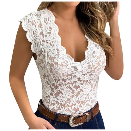 New Tanks For Women Summer Women Lace Sexy Camisole V Neck Tank Top Underwear Vest Candy Color Bralette Female Lace Underwear