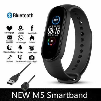 Lenovo Smart band Movement Watch Step count Bluetooth Synchronous Phone Information Smartwatch For Men Women Students 2025 New