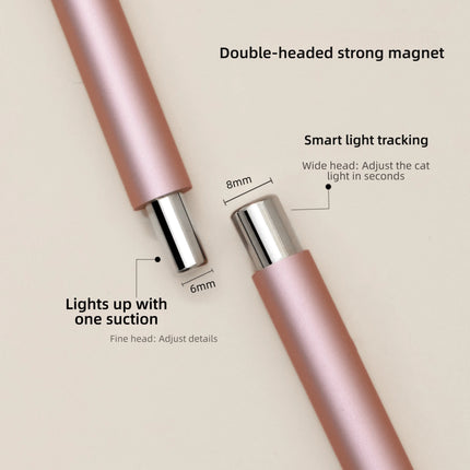 1Pcs Glass Bead Effect Nail Magnetic Stick ﻿Double Head Cat's Eye Magnetic Pen Strong Magnet Steel Ball Detachable Manicure Tool
