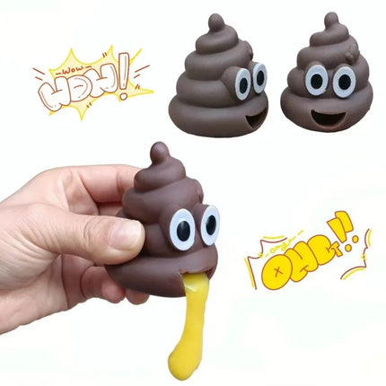 Creative Vomit Stool Prank Toy Army Vomiting Ball Decompression Funny Disgusting Sticky Stool for Home Garden Pranks