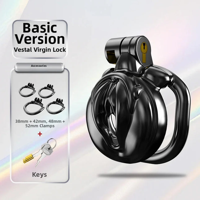 Breathable Resin Male Chastity Cage Anti-Removal Anti-Cheating 4 Size Rings Abstinence Lock Bondage Toys for Men