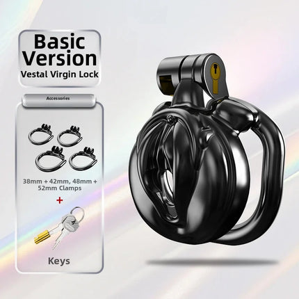 Breathable Resin Male Chastity Cage Anti Removal Anti Cheating 4 Size Rings Abstinence Lock Bondage Toys for Men