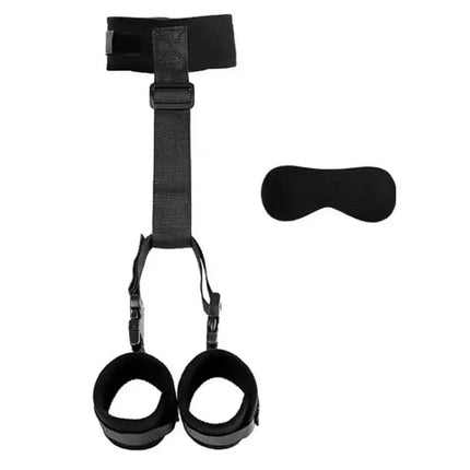 Adult Bedroom Fetish Gear Women Nylon Collar 3 Piece Adjustable Bondage Restraint Set for Couple Intimacy