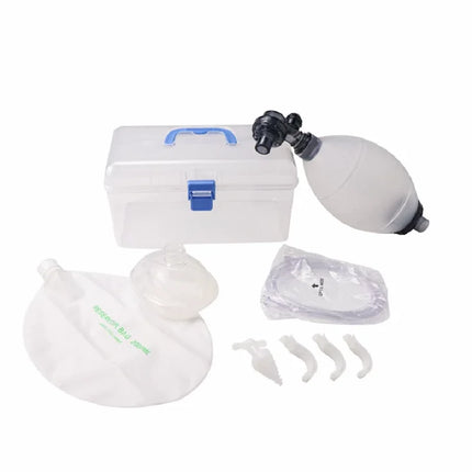 Califed Silicone Simple Respirator Adult/Child/Infant First Aid Manual Resuscitator Emergency Self-help Portable Rescue Tools