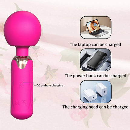 FF new women's masturbator strong head AV vibrator female multi frequency vibrator small massage stick adult female utensil