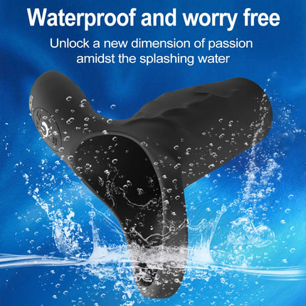 Vibrating Penis Sleeve Cock Ring G Spot Stimulate Sex Toys for Men 10 Vibration Modes Erection Trainer Delay Ejaculation Sex Toy
