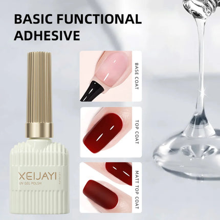 XEIJAYI 15ML Base Gel Super Top Coat Manicure Matte Top Coat Semi Permanent Soak Off UV Gel Varnish