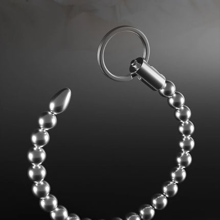 Stainless Steel Urethral Sound Dilators Penis Plug Insert Stimulation Catheter Beads Male Masturbator Horse Eye Sticks BDSM