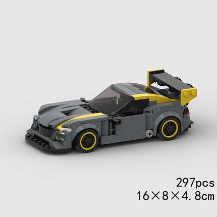 MOC Speed Sports Super Race Car Model Building Blocks DIY Bricks City Technical Rally Great Racing Vehicle Christmas Gift Toy