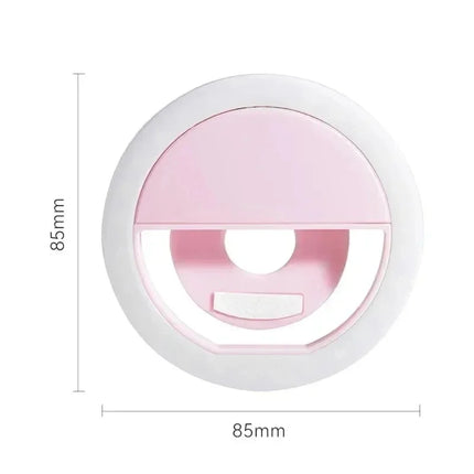 1-4pcs LED Selfie Ring Fill Light Cell Phone Third Gear Fill Light USB Charge Portable Beauty Flash Photo Beauty Light Live