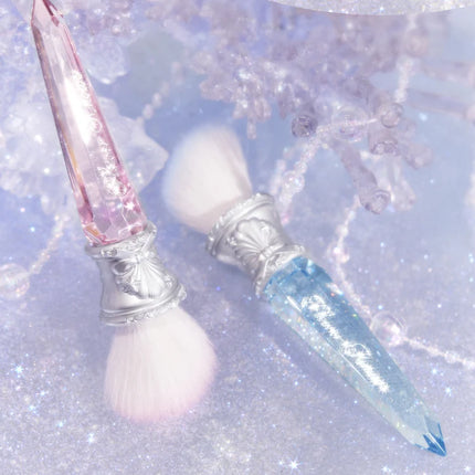 Flower Knows Shell Pearl  Series Blush Brush Wool Loose Powder Highlighter Brushes
