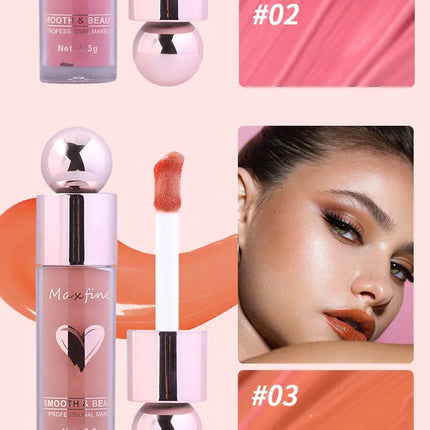 Highly Pigmented Matte Liquid Blush Long Lasting Non Fading Smooth Festival Stage Makeup Blush