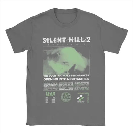 Men Silent Hill 2 T-Shirts Cotton Clothing Casual Short Sleeve Round Neck Tee Shirt Adult T-Shirts 72473