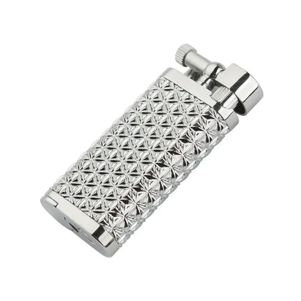 High-end Inclined Flame Open Flame Lighter, Butane Gas Lighter, Grinding Wheel Ignition, Metal, Creative Pipe Lighter
