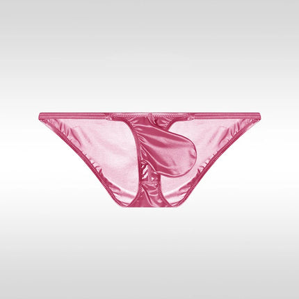 Japanese Men's Underwear Upturned Style Narrow Side Triangle Panties Low Waist Sexy Tight Half Wrap Buttocks Briefs