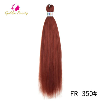 26"Corlorful Selling Jumbo Easy Braiding Hair Ombre Rainbow Braiding Cosplay Hair Synthetic Pre Stretched Hair Braids wigs