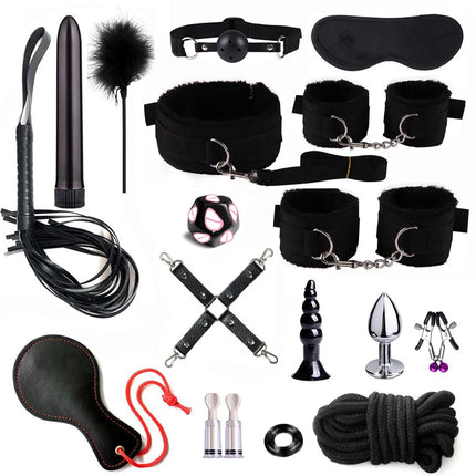 BDSM Kits Sex Bondage Vibrators Sex toys for Women Couples Adult 18 Handcuffs erotic accessories anal plug Dildo Sexy Toys Shop