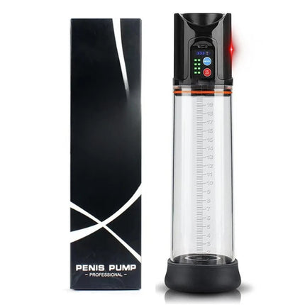 Male Masturbator Penis Pump Enlarger Transparent Visual Male Sex Toys for Men APP Control Vibrating Vacuum Suction Glans Trainer
