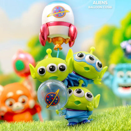 Genuine Pixar Cosbi Balloon Collection Mystery Blind Box Mini Action Figure Desktop Decor Collectible Toy Gift For Anime Fans