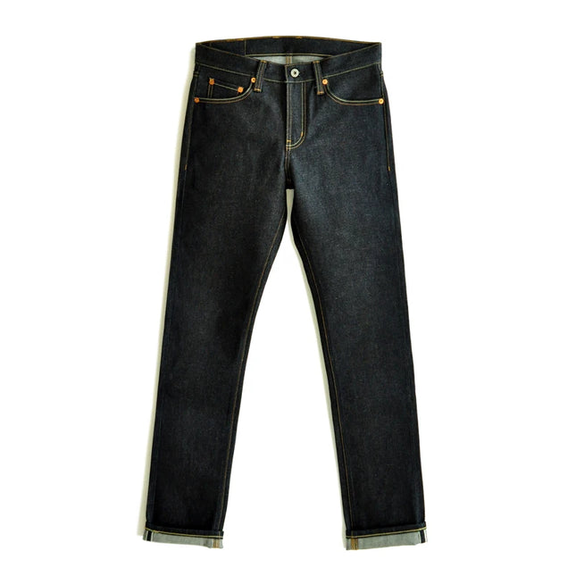 Saucezhan 310XX-18OZ  Jeans for Men Selvedge Denim Jeans Slim Fit Autumn and Winter Jeans Pants Zipper Fly Heavyweight