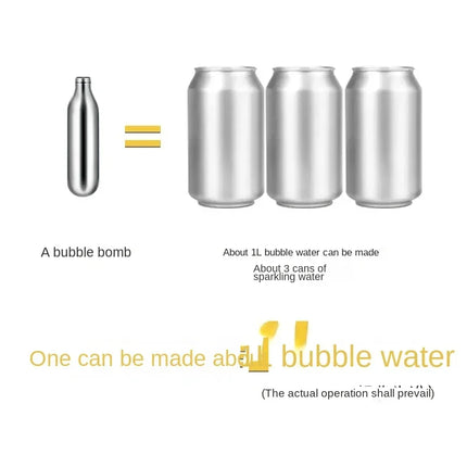 Commercial Soda Maker, Portable Carbonated Water Machine for Home and Beverage Shops, Fizz Drink Maker Effervescent Water System