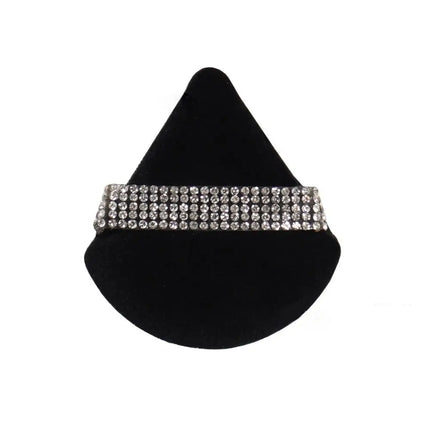 Diamond Triangle Powder Puff Face Makeup Tool Sponge Velvet Soft Smooth Facial Beauty Makeup Sponge Cosmetics Accessories