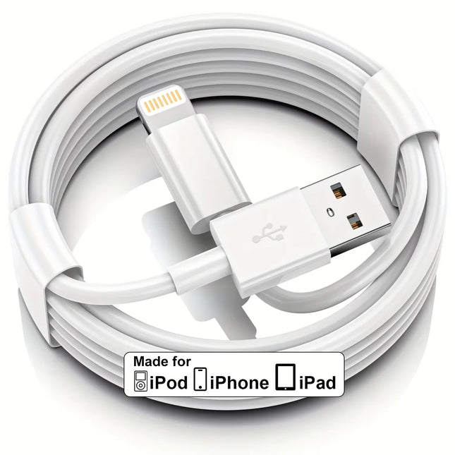 MFI certified charger cable suitable for iPhone 10 FT USB to Lightning data cable suitable for iPhone 14 13 12 11 XS XR X 7 6