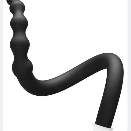 Silicone Long 58cm Anal Beads Plug Dilator Douche Enema Vagina Cleaning Kit Buttplug Syringe Shower Head Gay Sex Toy For Couples