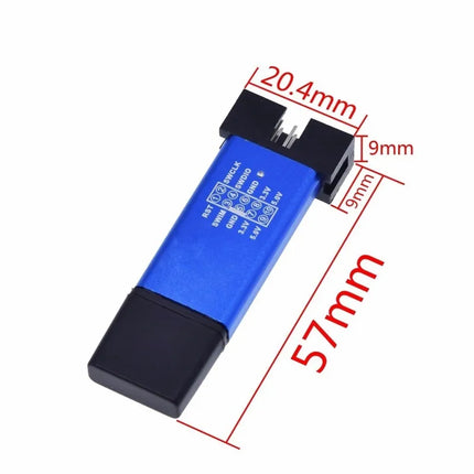 1Set ST LINK Stlink ST-Link V2 Mini STM8 STM32 Simulator Download Programmer Programming With Cover DuPont Cable ST Link V2
