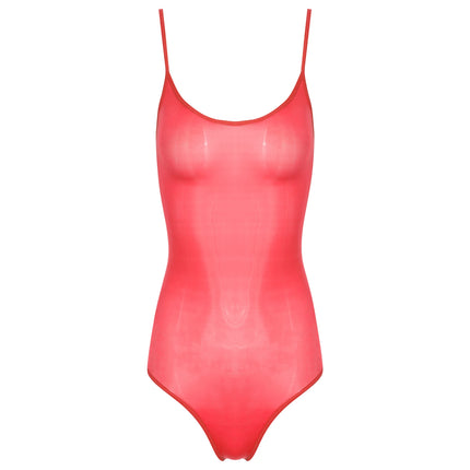 Womens Sexy Bodycon Bodysuit Exotic Teddies Adjustable Strap See Through Lingerie Tights Stretchy High Cut One Piece Swimsuit