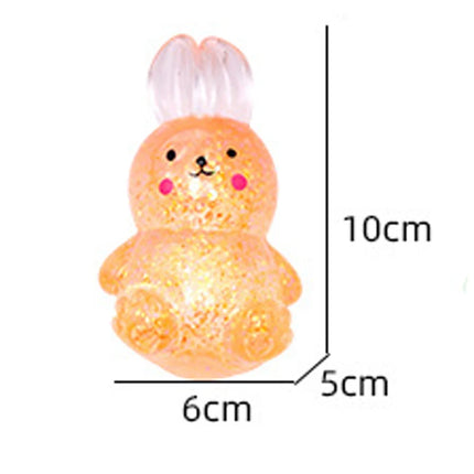 Anti-stress Soft TPR Slow Rebound Sequins Maltose Pinch Adult Toy Stress Relief Elastic Squeezing Colored Rabbit Decompression