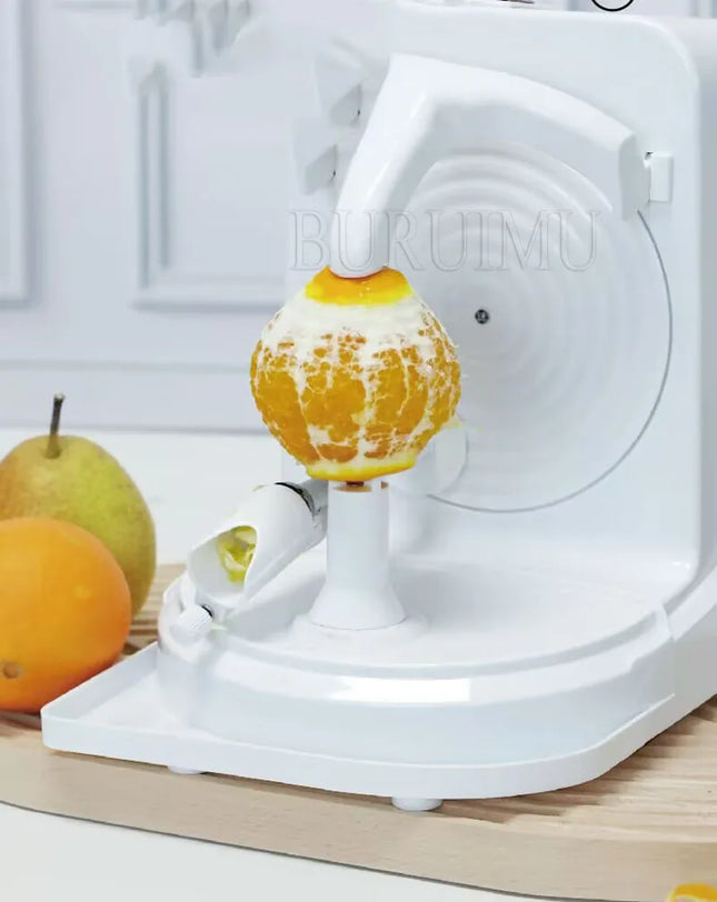 Commercial Electric Fruit Peeler Stainless Steel Lemon Apple Pear Orange Removing Peeling Machine