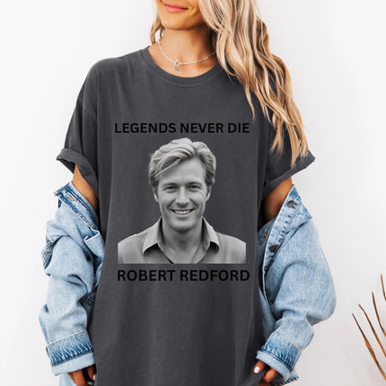 Robert Redford Tribute T-shirt, Sundance Film Festival Founder Commemorative T-shirt, Environmentalist Commemorative T-shirt