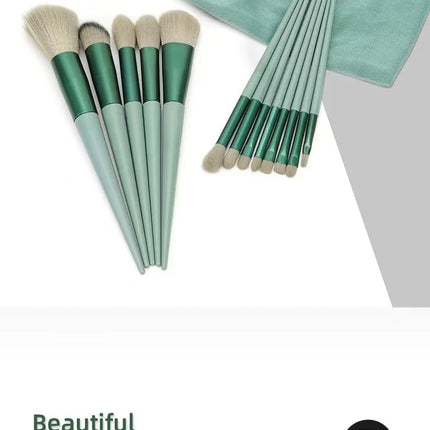 13Pcs Soft Fluffy Makeup Brushes Set for Cosmetics Foundation Blush Powder Eyeshadow Kabuki Blending Makeup Brush Beauty Tool