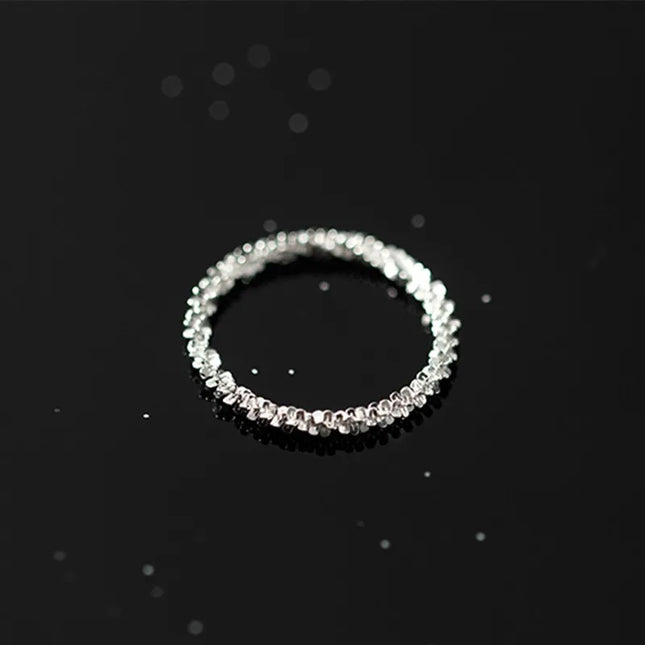 2mm Thin Stainless Steel Flexible Ring Wedding Band for Women Girl Size 5-10